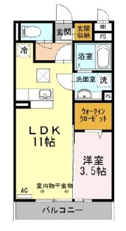 トネリコテラス２の物件間取画像